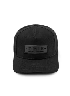 Heritage Snapback Cap - Black