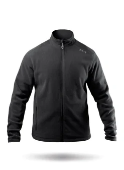 Mens Black Full Zip Fleece Jacket