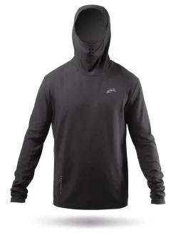 Mens Black Zhikmotion Hooded Top