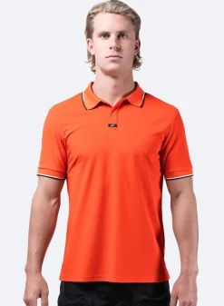 Mens Elite Polo - Ocean Red
