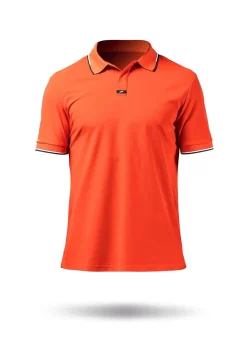 Mens Elite Polo - Ocean Red