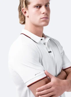 Mens Elite Polo - White