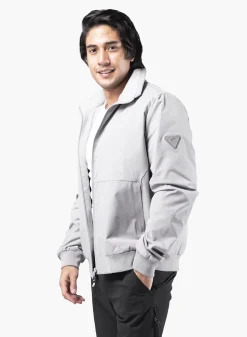 Mens Flight Jacket - Platinum