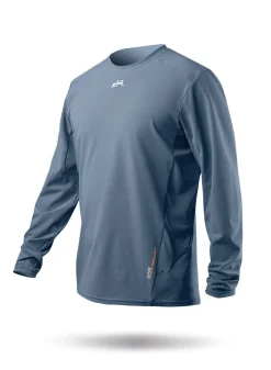 Mens Long Sleeve Xwr Top - Cool Grey