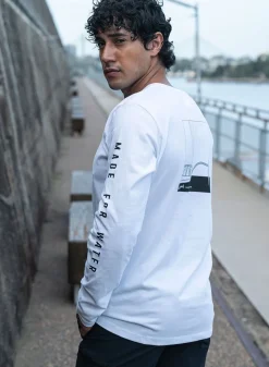 Mens Mfw Long Sleeve Cotton Tee