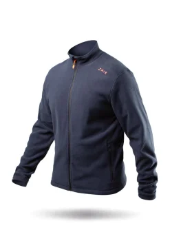 Mens Navy Full Zip Fleece Jacket