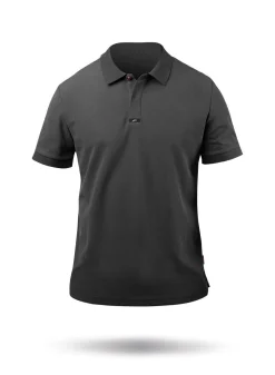 Mens Pima Cotton Polo - Charcoal