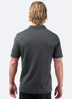 Mens Pima Cotton Polo - Charcoal