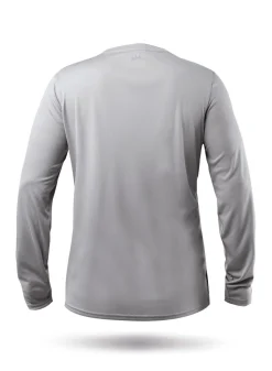 Mens Uvactive Long Sleeve Top - Grey