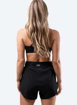 Womens Black Board Shorts