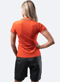 Womens Elite Polo - Ocean Red
