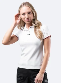 Womens Elite Polo - White