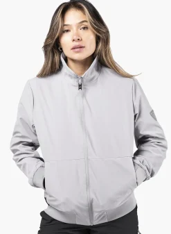 Womens Flight Jacket - Platinum