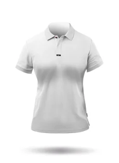 Womens Pima Cotton Polo - White