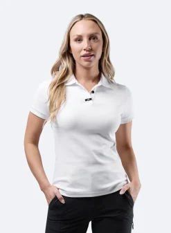 Womens Pima Cotton Polo - White