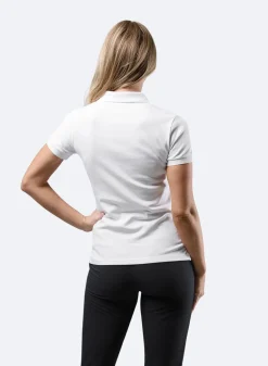 Womens Pima Cotton Polo - White