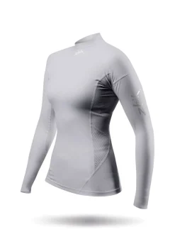 Womens Platinum Eco Spandex Long Sleeve Top