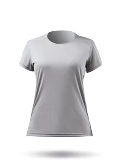 Womens Uvactive Short Sleeve Top - Grey